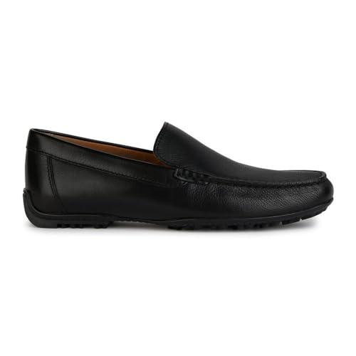 Geox U Kosmopolis + Grip, Moccasin Uomo, Nero, 41.5 EU