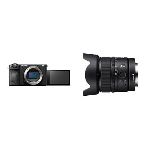 Sony Alpha 6700 Fotocamera mirrorless APS-C (autofocus basato sull'intelligenza artificiale, stabilizzazione d'immagine a 5 assi) + SEL15F14G
