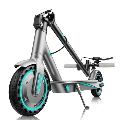Monopattino Elettrico Adulto, Scooter Elettrico Pieghevole 350W/500W, Batteria 36V 10.5Ah/15Ah, Autonomia di 30-45KM, Velocità Massima 25 km/h, Doppia Frenata, Controllo App