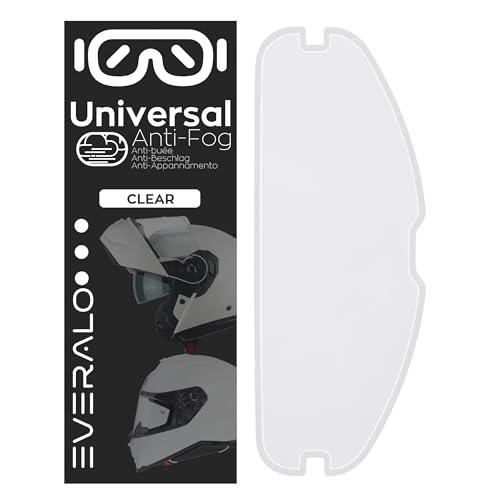 Everalo Pinlock Universale Antiappannamento Casco - Visiera Pellicola Antiappannante Casco Moto - Lente Antifog Adesiva Casco Integrale Jet e Modulare