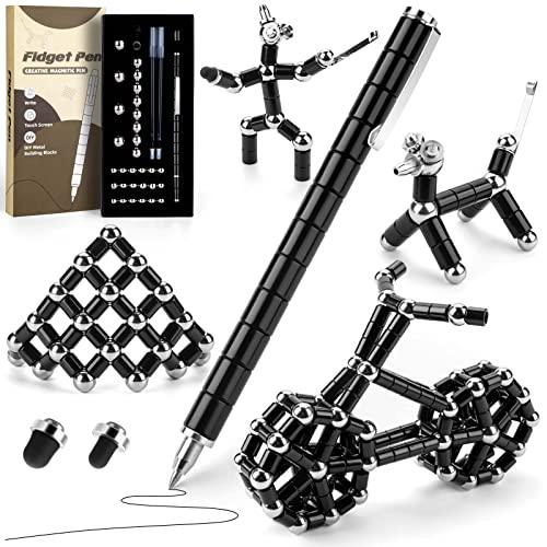 Tigerhu Fidget Pen, penna magnetica, divertente multifunzione, per alleviare lo stress, per uomini, donne, regalo per la festa del papà