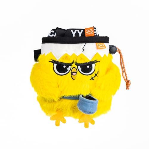 YY Vertical Chick Rock Climbing Chalk Bag, perfetto per adulti e bambini, borsa per gessetti per bouldering, simpatico sacchetto per gli amanti della montagna, sacchetto per gesso