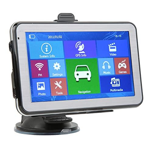 Navigatore GPS per Auto Forte Risoluzione HD Navigazione 3D Trasmissione FM Schermo da 5 Pollici Navigazione GPS per Camion per Cabine