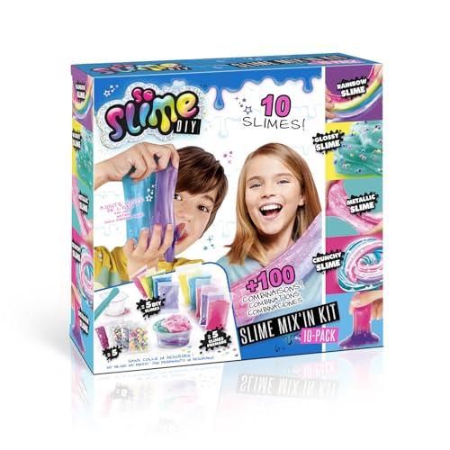 Canal Toys - So Slime - Kit 10 Slime Personalizzati - +100 Combinazioni - Senza Colla - Mescola e Decora - Attività Creativa senza sporcare - Per Bambini dai 6 Anni in Su - Accessori Inclusi - SSC 184