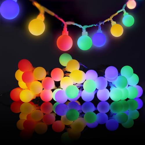 AGOTD Stringa Luci Led, Catena Luminosa Ghirlanda Luminosa Lucine Fata Luci per Natale Decorative Camere da Letto Giardino Casa Feste
