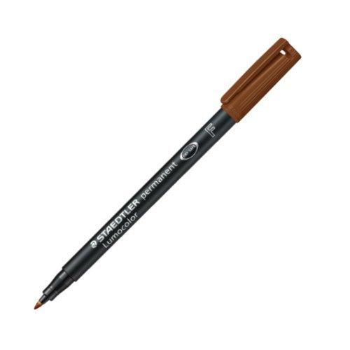 Pennarelli Lumocolor Staedtler 318 F marrone 10 pz