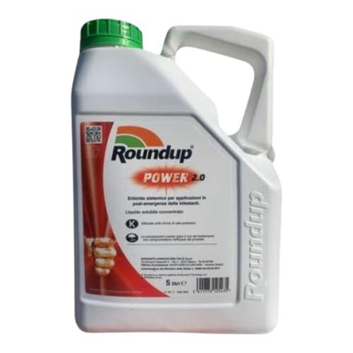 ROUNDUP POWER 2.0 LT.5 Erbicida sistemico ad azione totale per applicazioni in post-emergenza