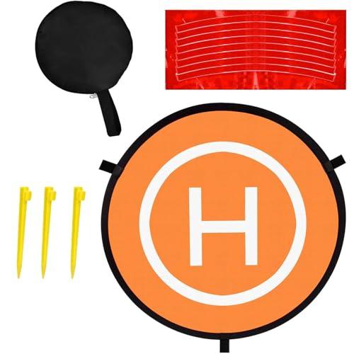 55CM Tappeto Di Atterraggio Portatile,Pieghevole Piattaforma Di Atterraggio,Drone Landing Pad,Per Mini 4 Pro/Mini 3 Pro/Air 3S/Mavic 3 Pro/Mavic 3/Classic/FPV/Phantom/Inspire Drone,Kiuiom
