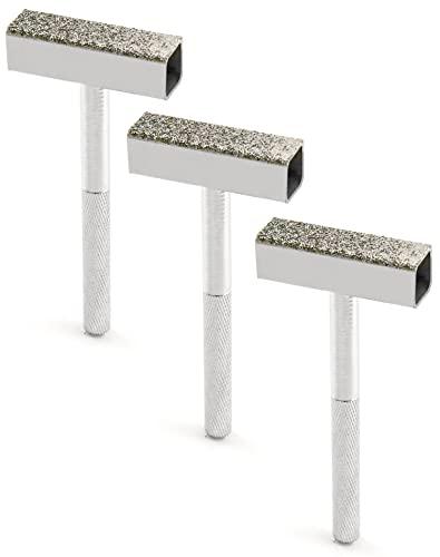 QWORK® 3 Pezzi Strumento di Ravvivatura Mole pour Rettifica Ruota, 45 x 10 mm Testa