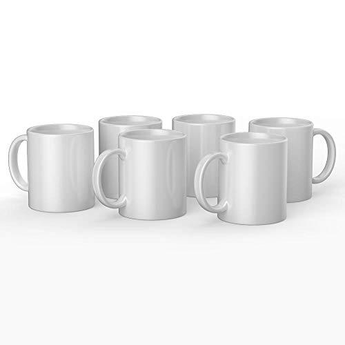 Cricut Tazze vuote bianche da 355 ml (12 oz) 6 x infusibili inchiostro sublimazione tazze per uso tazza stampa inchiostro infusibile 2008942