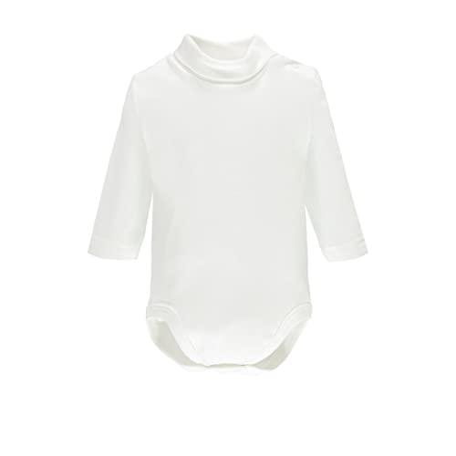 Ellepi 1 Pezzo Body 2800 Lupetto Manica Lunga Caldo Cotone Neonato Collo Alto Bambina Bimbo Mesi Anni. Bianco 12 Mesi