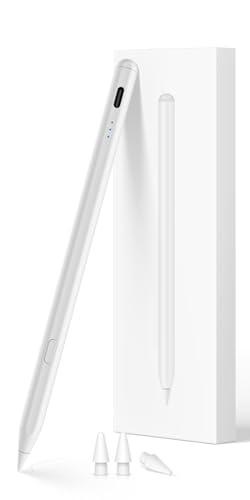 Penna per iPad 2018-2026 con Ricarica Rapida, Anti-Palm e Rilevamento dell'Inclinazione Compatibile con iPad 11/10/9/8/7/6/A16, Mini 7/6/5, Air M4/M3/M2 11