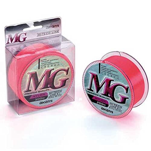 AKAMI MG Line Rosa Diametro 0.33mm carico 13.60kg bobina da 300 metri per Il Surf Casting