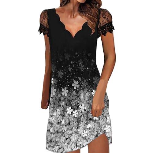 Lightning Deals of Today Prime Clearance Shein Abiti Invernali Abito Elegante Donna Cerimonia XXL Vestiti Donna per Battesimo Vestito Leggero Donna Vestito Estivo Donna Colorato My Orders