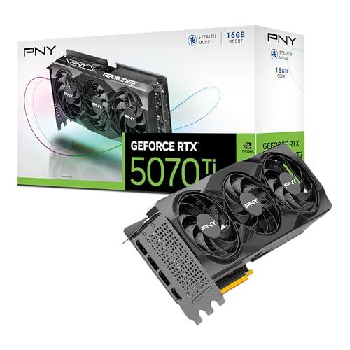 PNY Scheda Grafica GEFORCE RTX™ 5070 Ti 16GB Triple Fan DLSS4