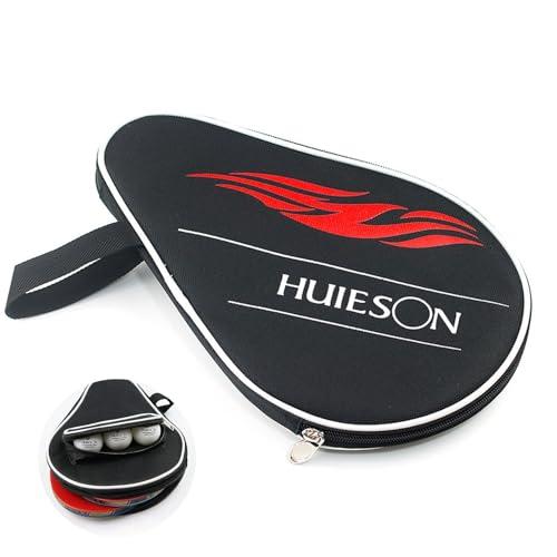 SULIUDAJI 1 Pezzo Custodia per Racchette da Ping pong – Custodia per Racchette da Ping Pong per 1 Racchette e 3 Palline, per gli Amanti del Ping Pong