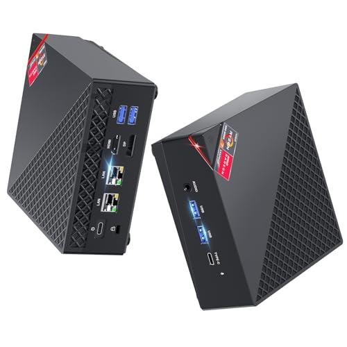 ACEMAGICIAN AM06PRO Mini PC, AMD Ryzen 7 7730U (8C/16T, Fino a 4.5GHz), Mini Computer 16GB DDR4/512GB M.2 SSD,AMD Radeon Vega 8 2000MHz, Dual Ethernet/WIFI 6/Type-C/per Ufficio