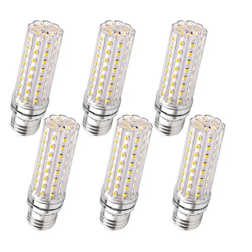 Lampadina Mais E27 LED 12W, 220-240V, Non Dimmerabile, 1200LM Bianco Caldo 3000K, Equivalente 100W Incandescenza, Lampadina LED E27 Mais per Lampadario, Lampada da Tavolo, Lampada da Parete, 6 Pezzi