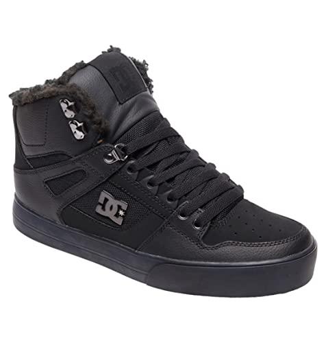 DC Shoes Pure High Top WC Winter - Scarpe da Skateboard Uomo, Nero (Black/Black/Black 3bk), 44 EU