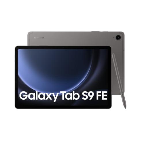 Samsung Galaxy Tab S9 FE Tablet 10.9'' 5G 128GB S Pen Incluse Batteria Lunga Durata Certificazione IP 68, Antracite, Versione FR