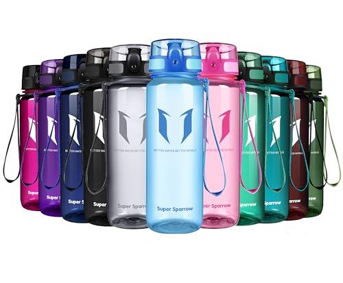 Super Sparrow Borraccia Sportiva & Bottiglia Bambini Senza Perdite - 500ml Borraccia Scuola - Senza BPA