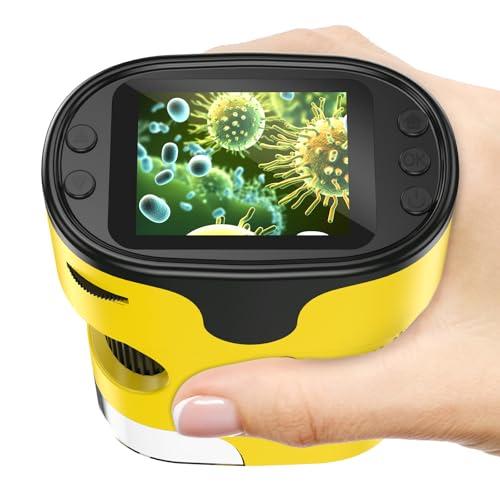 1000X Microscopio Digitale Portatile per Bambini - Schermo 4K 2,0