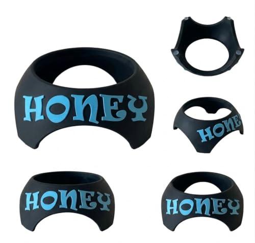 Portaciotole rialzato personalizzato con nome per cani e gatti, stampa 3d - COTOLAND (nero, piccola)