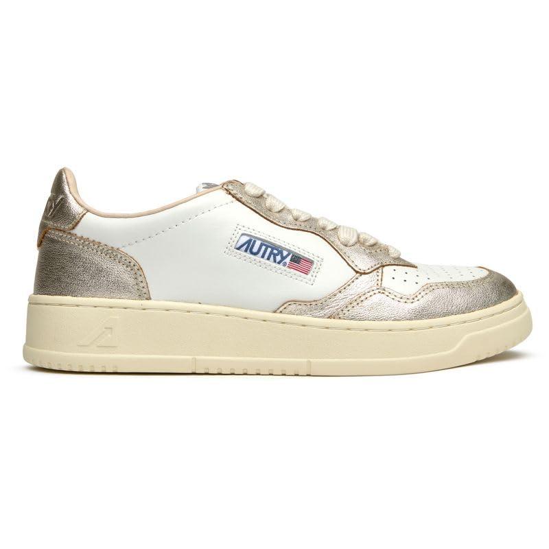 AUTRY Womens Medalist Low Court Trainers White