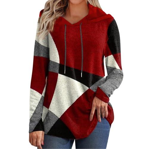 T-Shirt Moda Donna Maniche Lunghe Collo Tondo Casual Maglione Leggera con vestibilità Classica Donna Elegante Autuno Oversize Lunga Maglia Basic Pullover Morbido Sweater