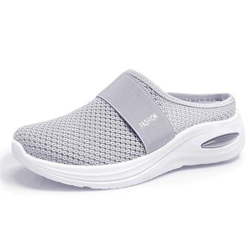 Scarpe Donna Traspiranti e Casual con Cuscino d'Aria Scarpe Ortopediche Antiscivolo per Scarpe da Passeggio,Carpe da Ginnastica Basse Donna,Vario,Regalo Divertente