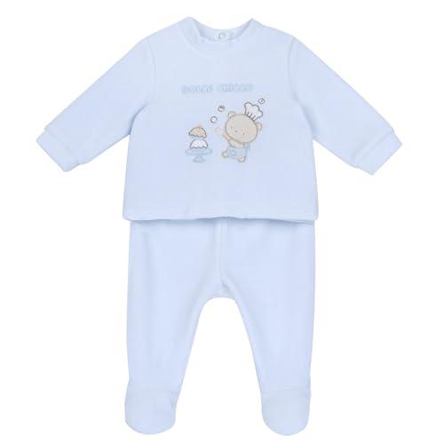 Chicco, Completo Neonato, Set Coprifasce e Ghettine in Morbida Ciniglia, Abbigliamento Bambino 0-24 Mesi, Designed in Italy