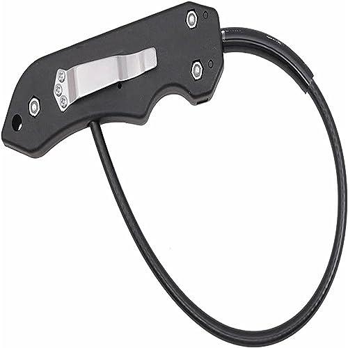 Multifunzione Autodifesa Whip Whip Anti-Wolf Portable Vitrees Allenamento di arti marziali adulti Whip di autodifesa per il combattimento del bodybuilding [Classe di energia A]