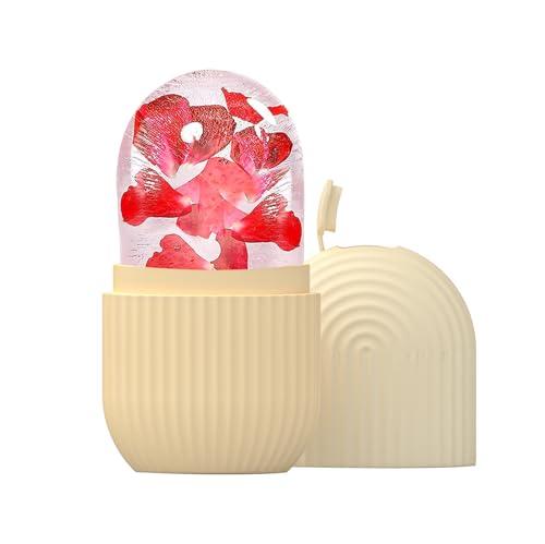 Joyeee Ice Roller, riutilizzabile Eye Ice Massage Bellezza del viso Cura della pelle Impacco di ghiaccio Restringe i pori, antirughe, riduce il gonfiore, migliora l'elasticità della pelle