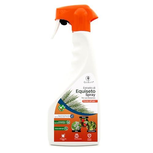 GebEarth® | Estratto di Equiseto Spray Pronto Uso | Protezione da Malattie Fungine come Oidio, Botrite, Ticchiolatura e Peronospora | Fortificante Naturale per Piante | Sicuro per Animali e Bambini.