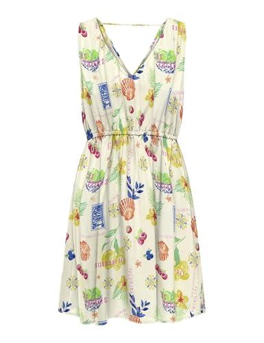 ONLY Onlnova Life Elite Sara String Dress AOP Perizoma, Ballerino di Nuvola, M Donna