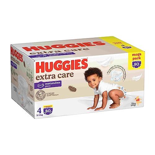HUGGIES EXTRA CARE PANNOLINI MUTANDINA MEGAPACK 4^ 9-14 KG 80 PZ