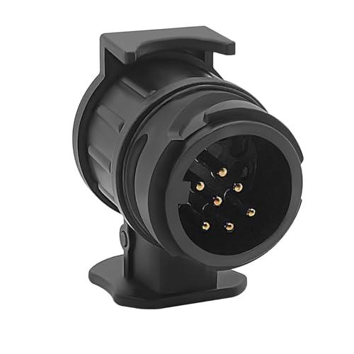 Skythrive Adattatore 13 a 7 Poli - Gancio Traino Impermeabile 12V Adattatore per Rimorchi e Roulotte