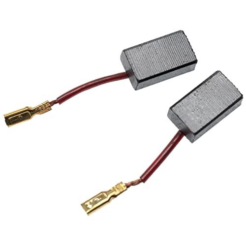 vhbw 2x spazzola di carbone per motore 6 x 10 x 17mm compatibile con Hilti AG 125-S, AG 230-S, D 125-S, DAG 115-S utensile elettrico