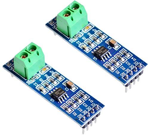 TECNOIOT x2pcs MAX485 Module RS-485 TTL to RS485 MAX485CSA Converter Module for Arduino
