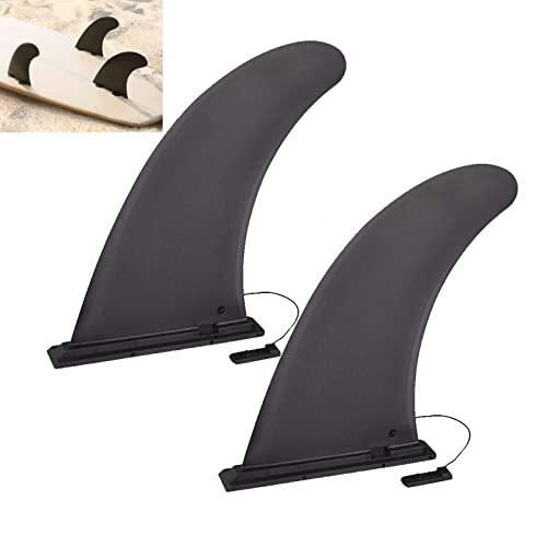 EIKEJI 2 Pezzi Pinna SUP,Pinna Tavola da Surf Universale Rimovibile, Centro Pinna in Nylon Sicure e Rinforzate, Accessori di Ricambio per Tavola Surf,per Tavola da Surf Gonfiabile, Paddleboard