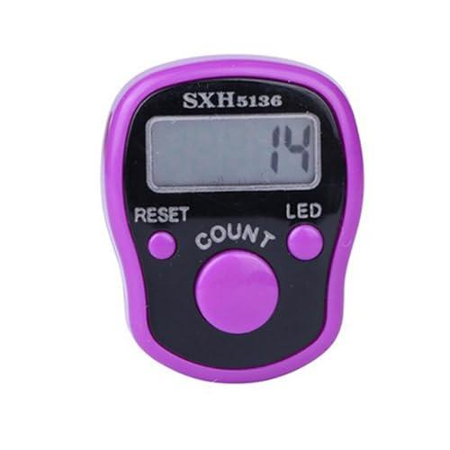 KWJNH Contatore elettronico del dito della cifra LCD del display digitale del dito contatore della mano del contatore con la luce LED che conta per le merci della