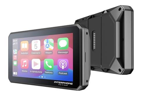 INTERPHONE SYNC55B, Smart Display per moto BMW, Schermo moto Wi-Fi e Bluetooth da 5,5