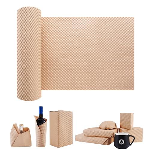 SZSYumUnion Rotolo di carta a bolle d'aria, carta da imballaggio per traslochi, spedizioni e confezioni regalo, materiali di imballaggio sostenibili per scatole mobili e articoli fragili (30CM x 10M)