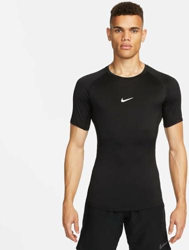 Nike NP Dri-Fit T-Shirt, Nero/Bianco, M Uomo
