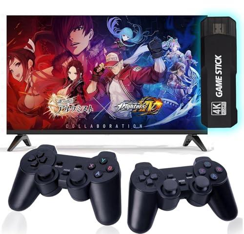 Console di gioco retrò 2025 128G con 39000 giochi, console di gioco, telecomando wireless, uscita HDMI TV, Game Stick 4K x2, regalo per bambini e adulti