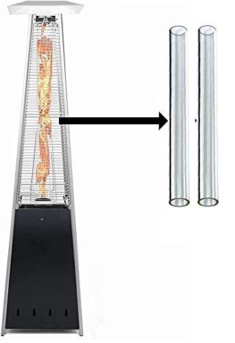 BU-KO Sostituzione del Tubo di Vetro per Il riscaldatore del Patio a Gas Pyramid