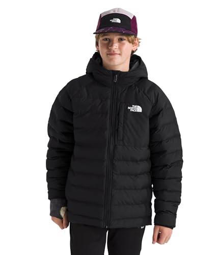 The North Face NF0A88TWWOO B REVERSIBLE PERRITO HOODED JACKET Giacca Unisex Bambino TNF BLACK/SMOKED PEARL Taglia XS