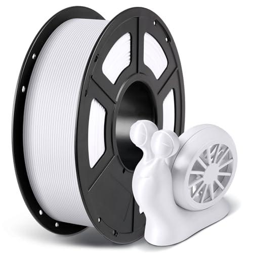 ANYCUBIC Filamento PETG - 1 kg, Diametro 1,75 mm, Elevata Resistenza alle Temperature, Premium Engineering PLA Alternativo, Compatibile con Diverse Stampanti 3D per Progetti di Qualità,bianco