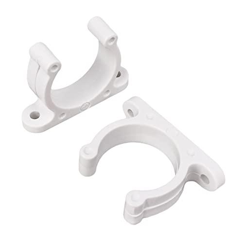 GATE14® Supporti per Remi e Pagaie, Clips in Plastica Bianca Ø Max 35 mm 2 Pz
