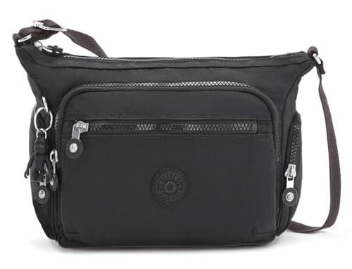 Kipling Gabbie S, Borsa a Tracolla Piccola, Black Noir (Nero)